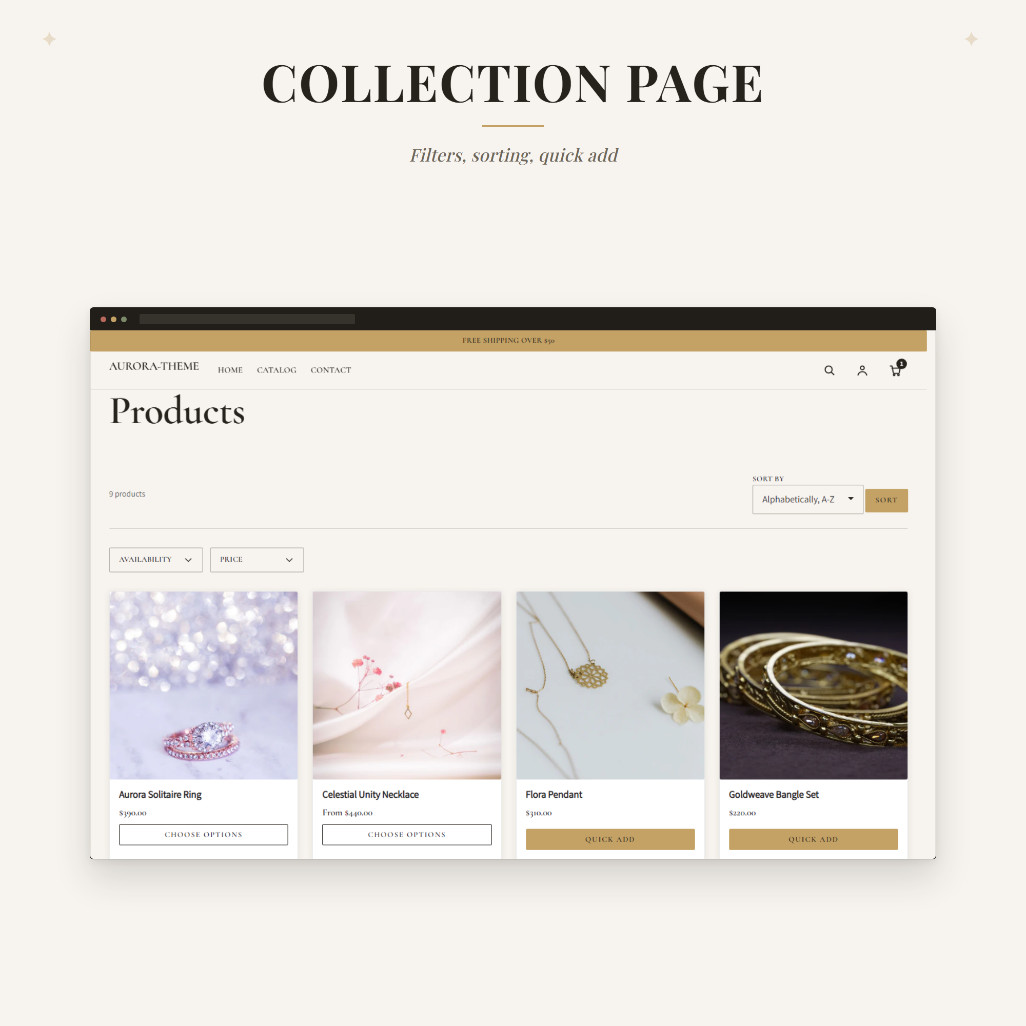 Collection Page Preview