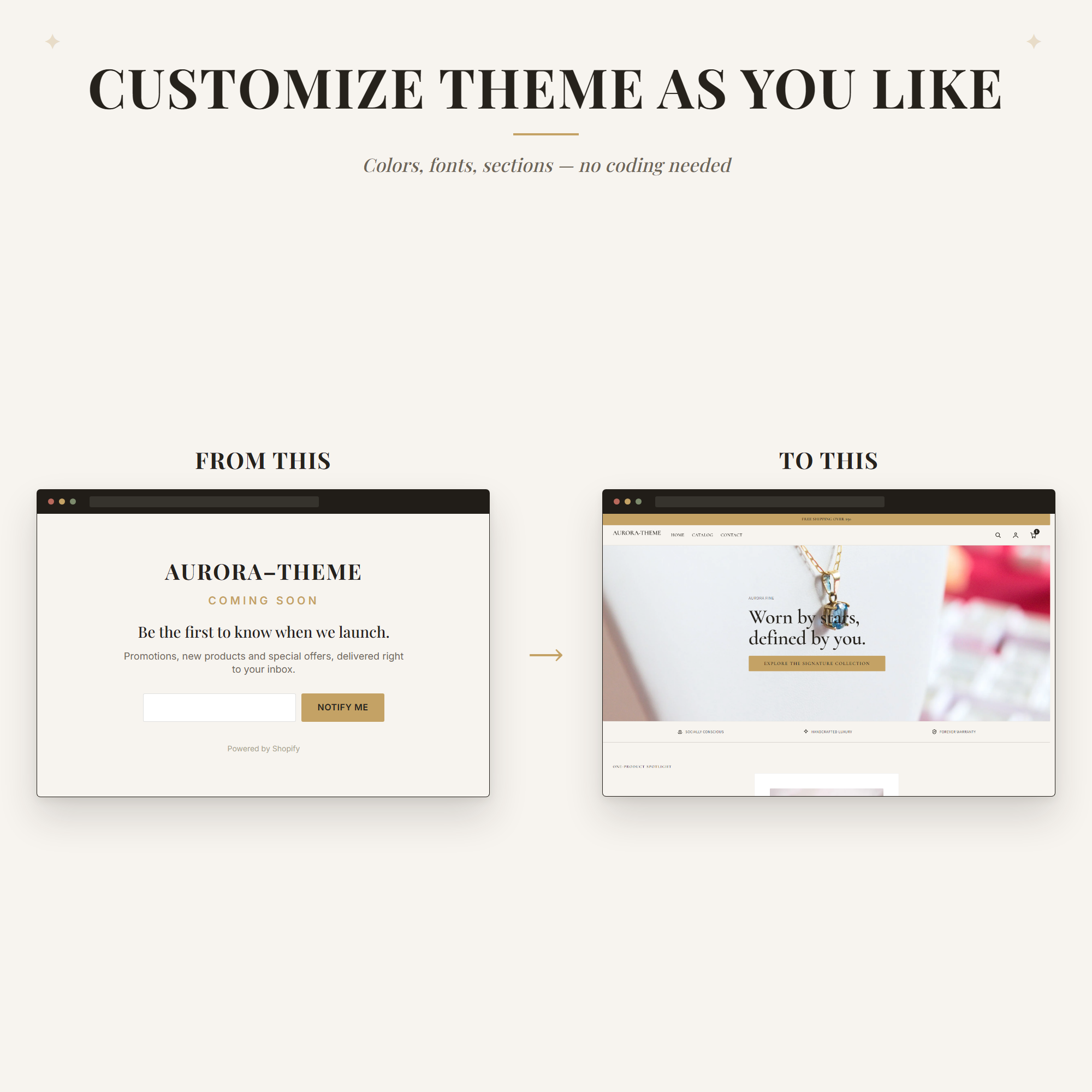 Customize Preview