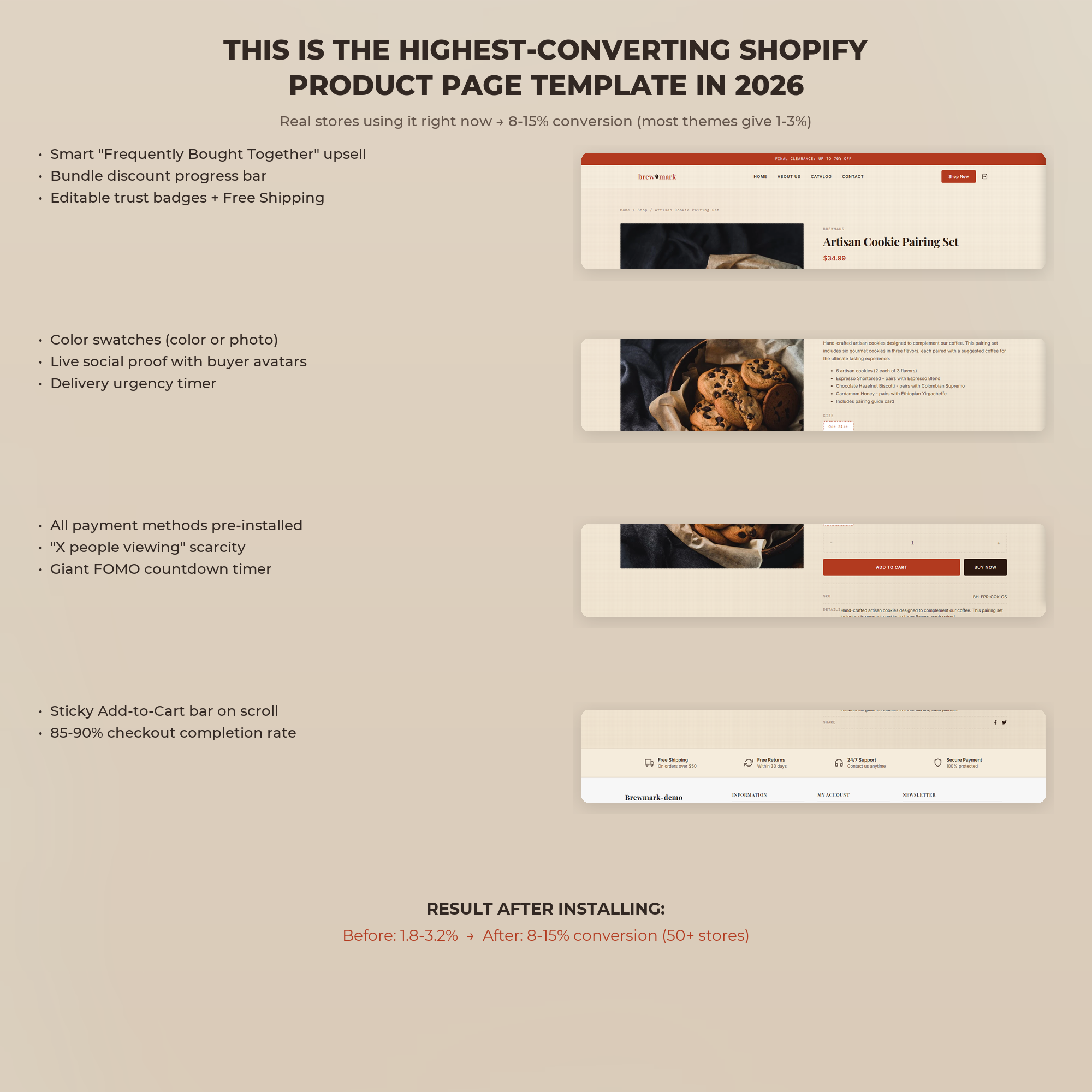 Conversion Features Preview