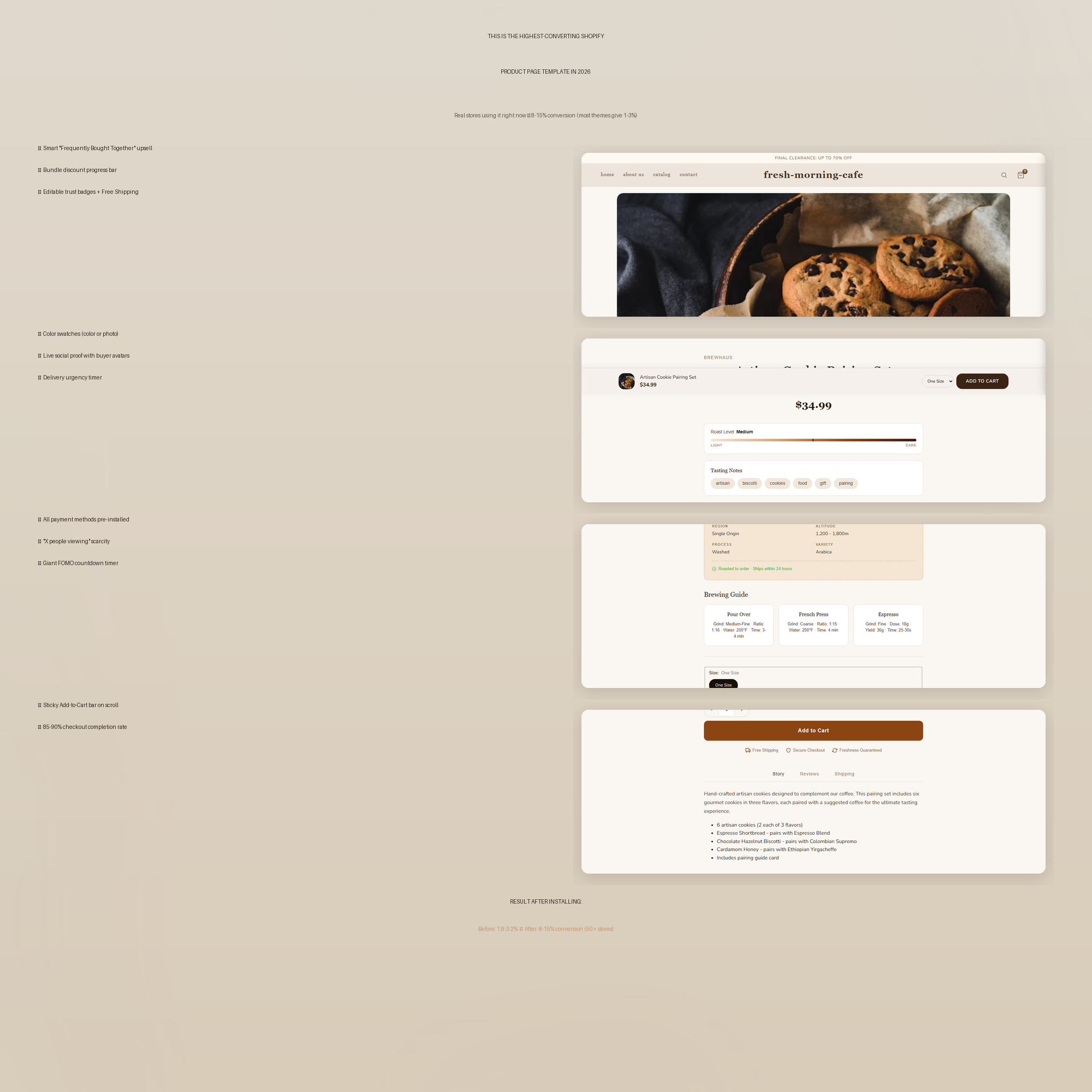 Conversion Features Preview
