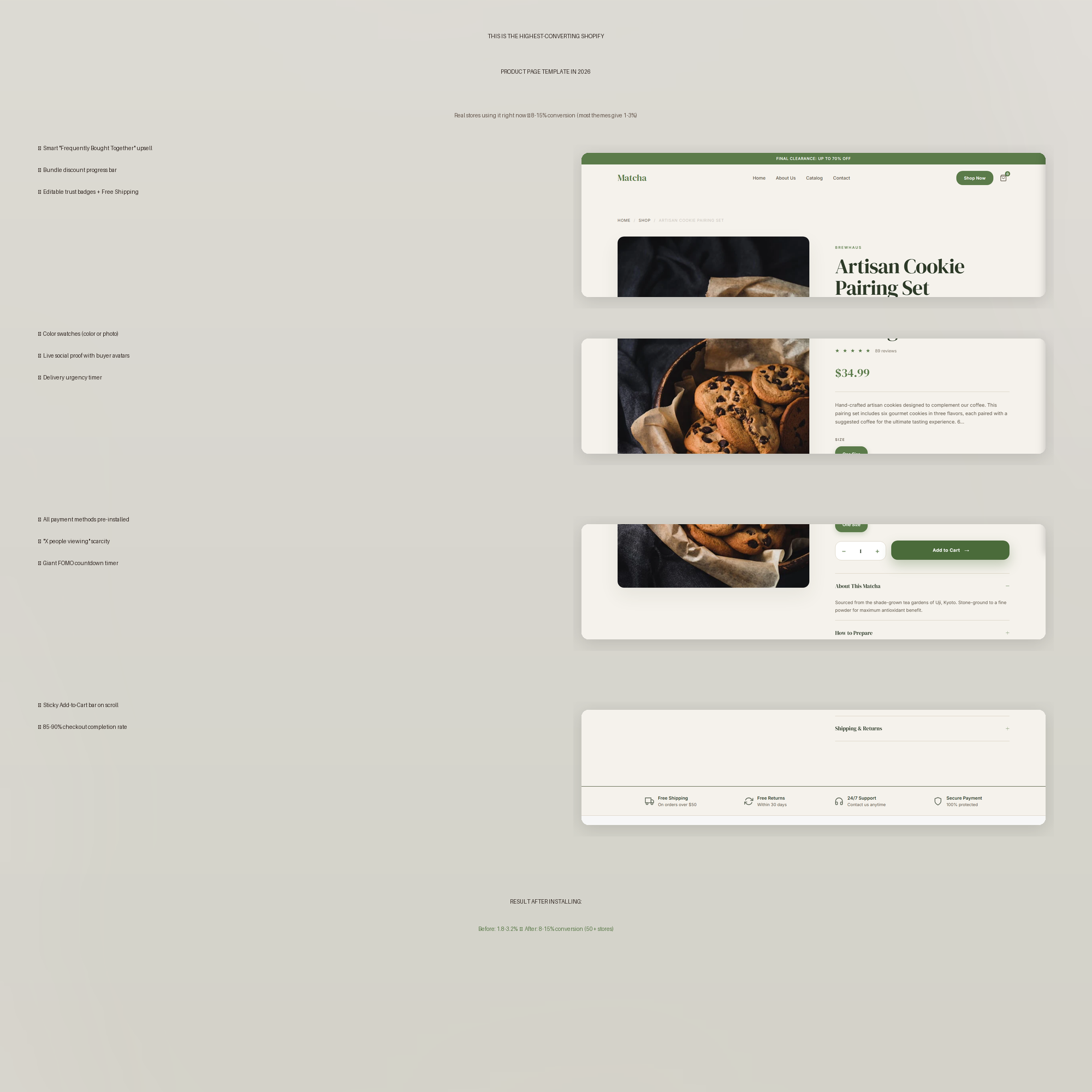Conversion Features Preview