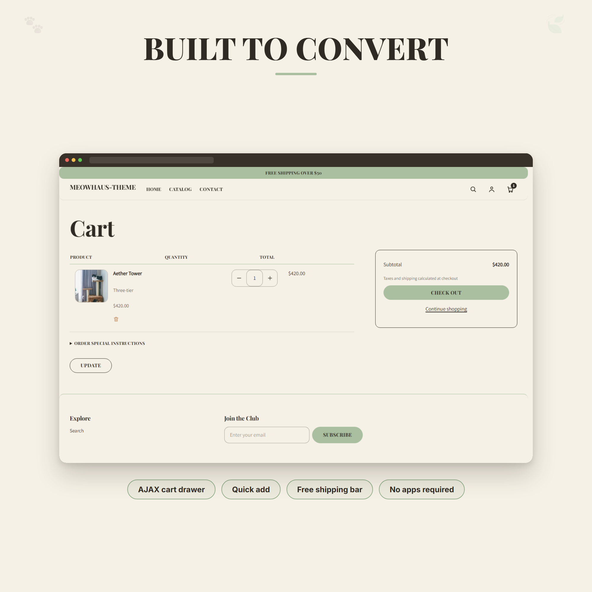 Cart Preview