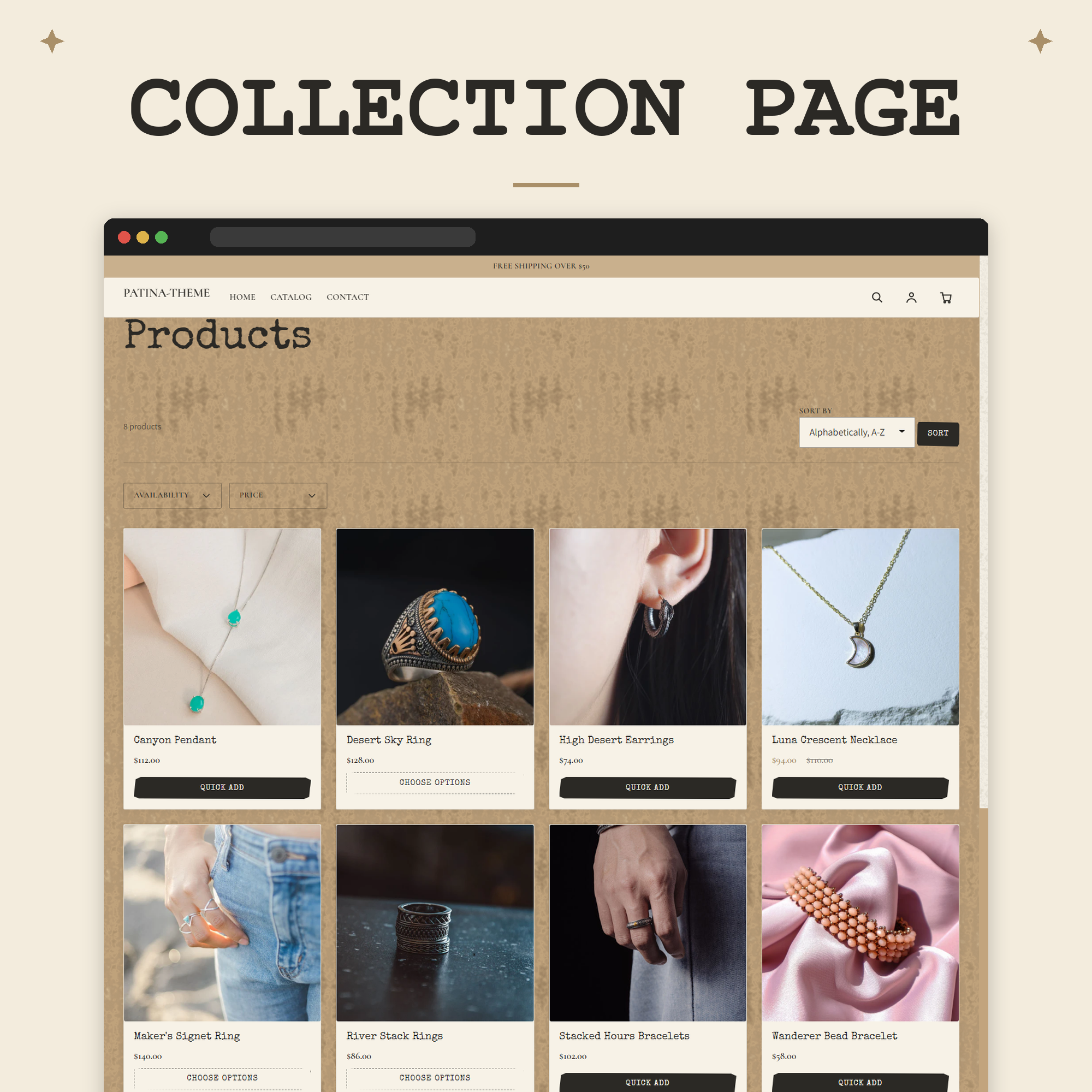 Collection Page Preview