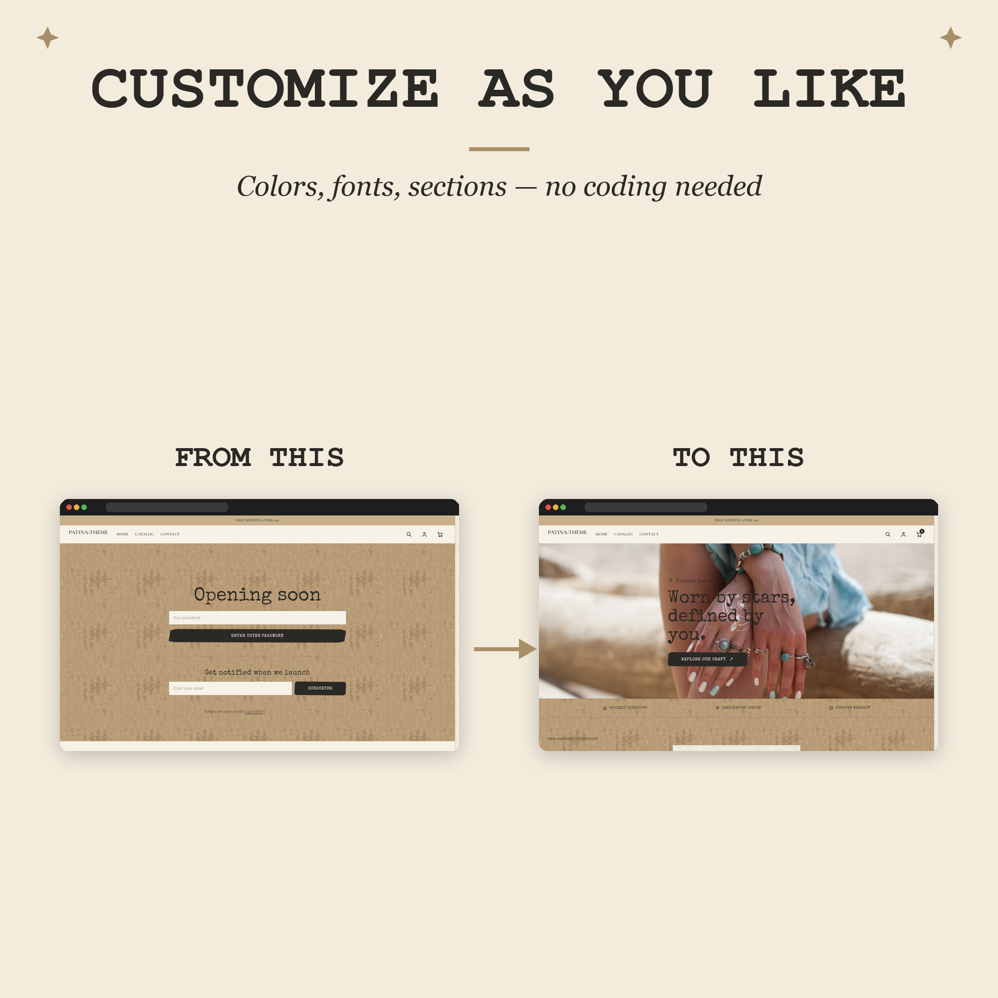 Customize Preview