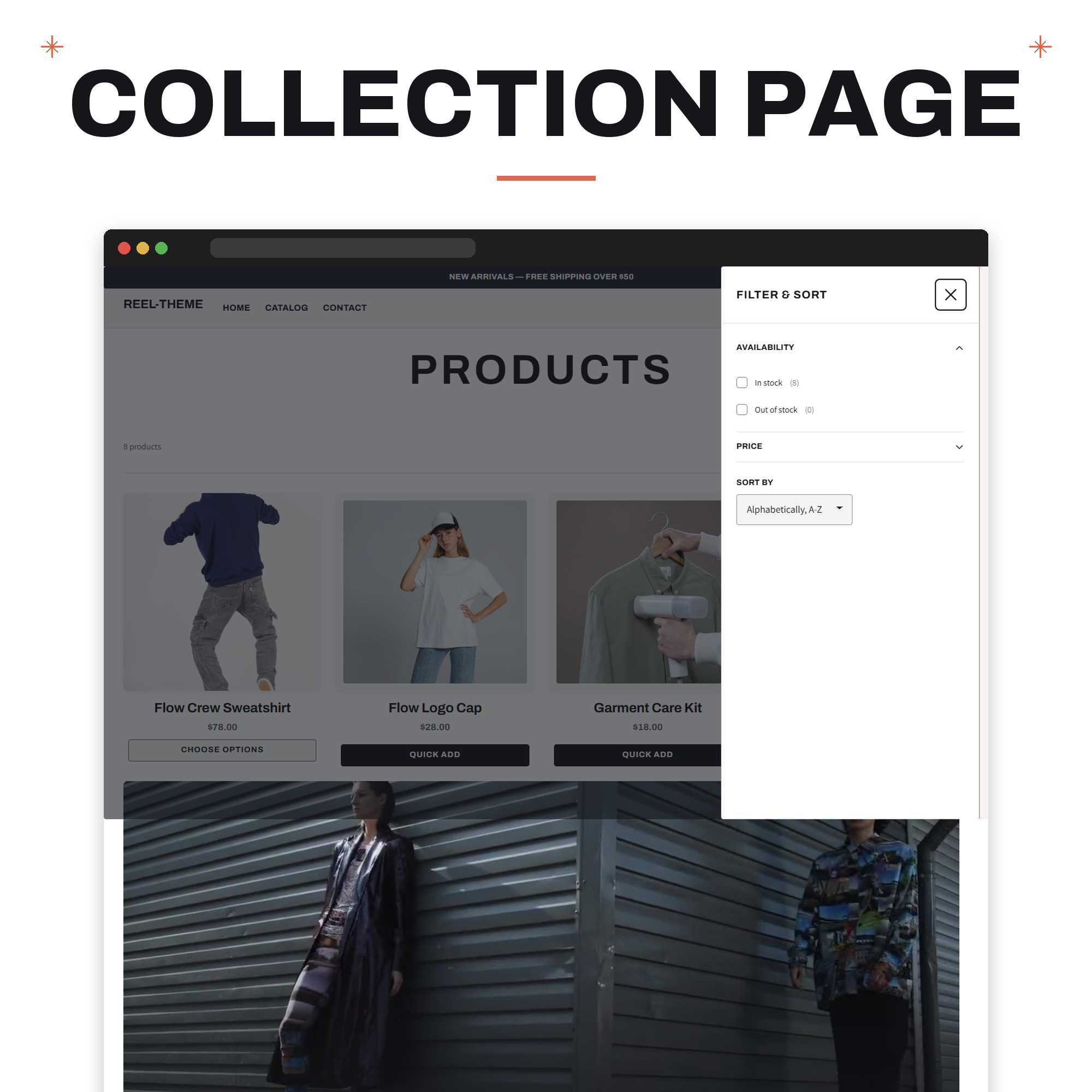 Collection Page Preview