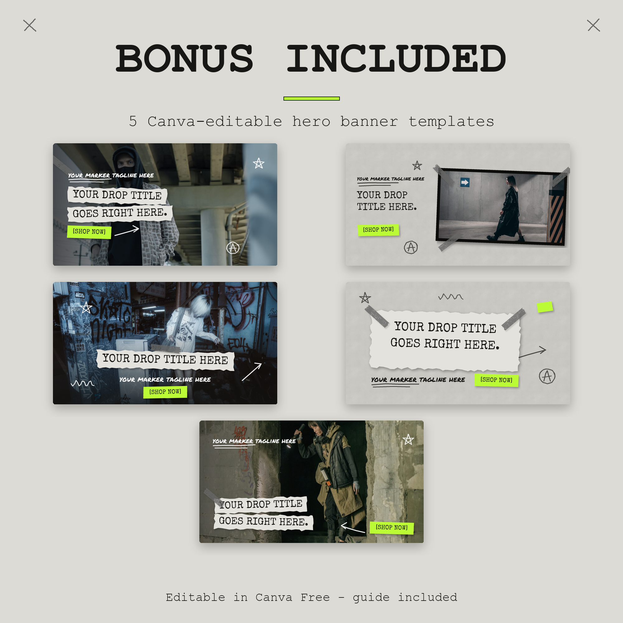 Canva Banner Bonus Preview
