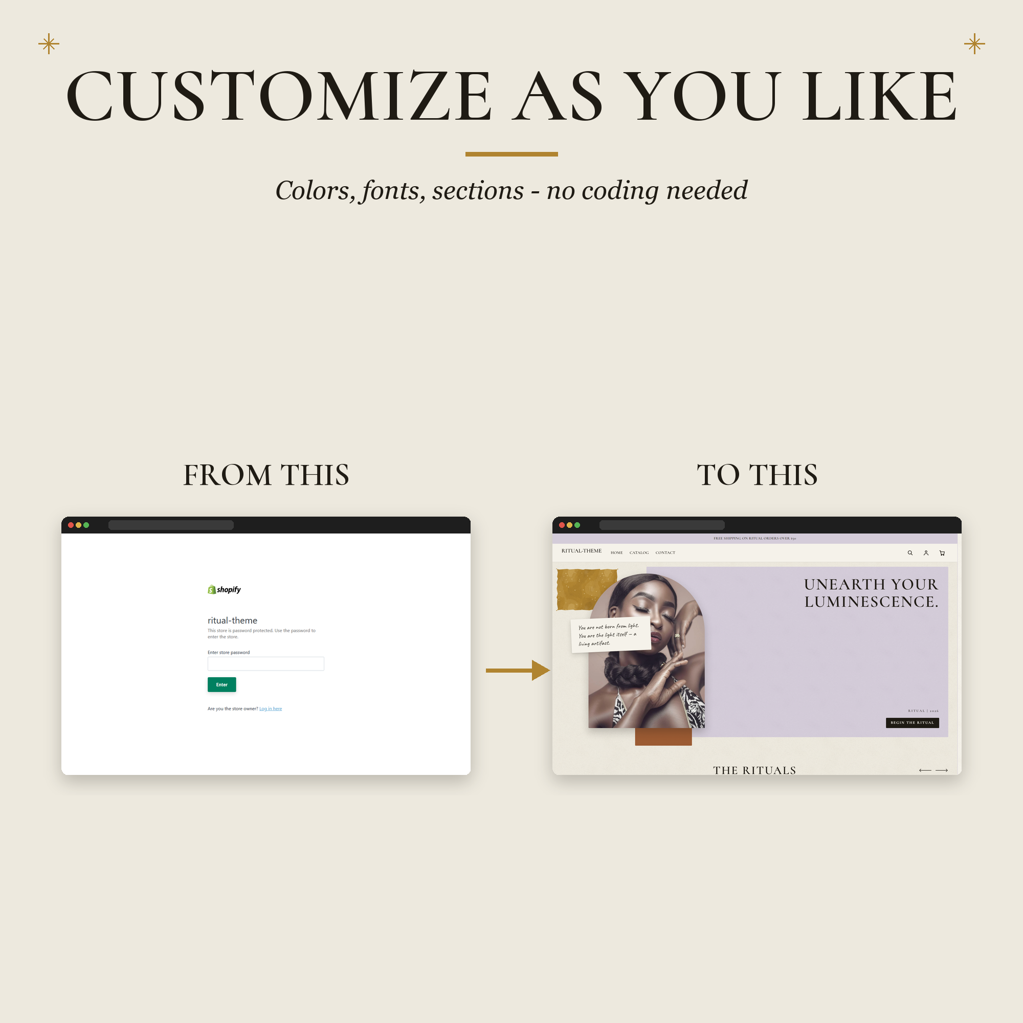 Customize Preview
