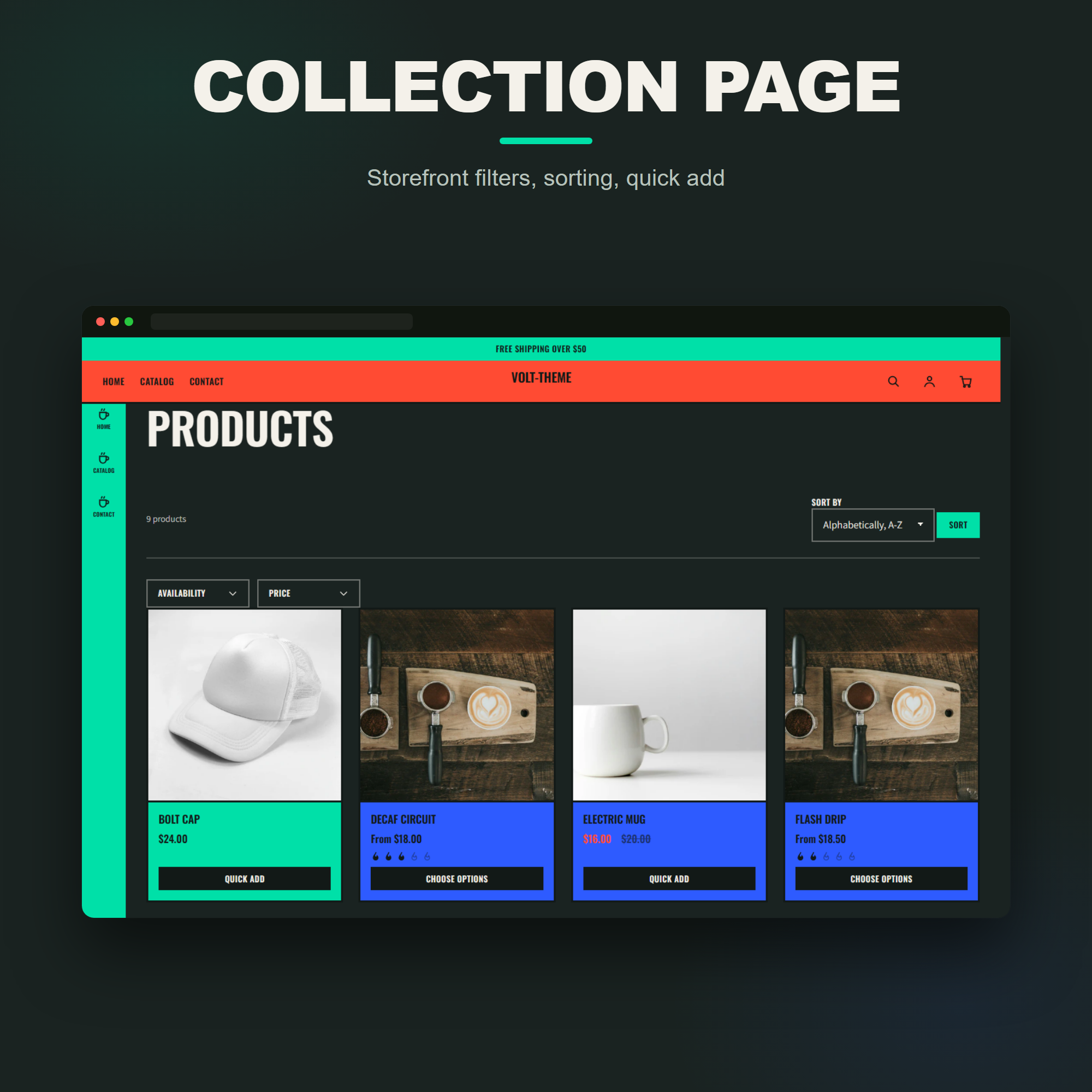 Collection Page Preview